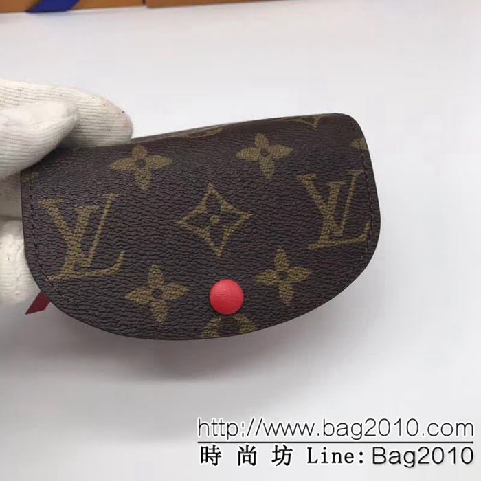 路易威登LV頂級原單 M41939紅海外原單 多彩信封式零錢包 女士錢包 ZY1063